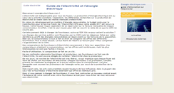 Desktop Screenshot of energie-electrique.com